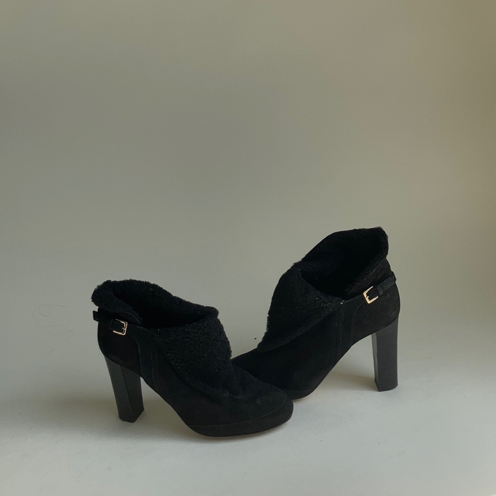 Hugo Boss Black Fur Lined Boots